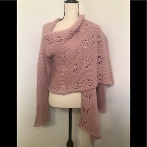 Bellami woven shall open sweaters cardigan